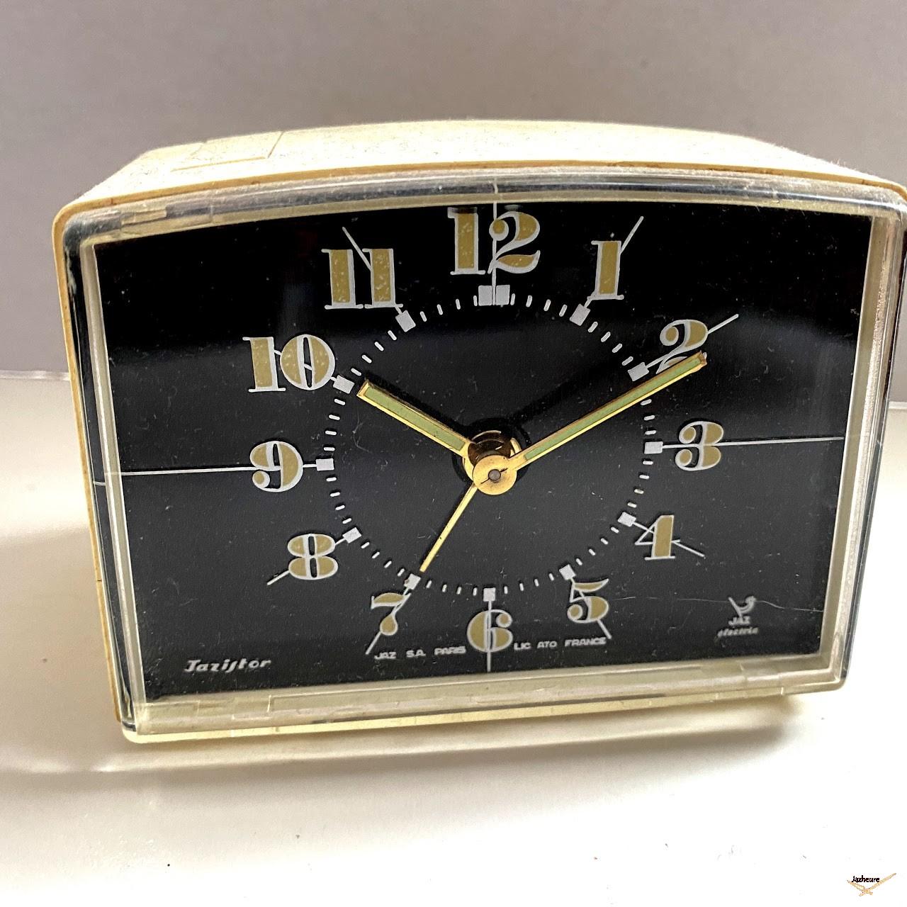 Ancien Minuteur JAZ Vintage – Fabriqué En France – Déco Jaune (Alarme HS)