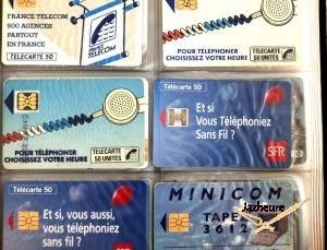 Télécartes 1988/1990 à 2000.