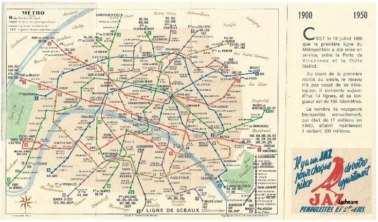 Plan De Bus Et Metro Jaz Pour Le Cinquantenaire De La Ratp 1950 Plan De Bus Et Metro Jaz Pour Le Cinquantenaire De La Ratp 1950
