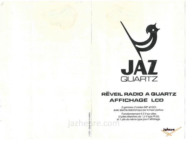 Mode d'emploi Radio réveil FILIC (1981-1982)