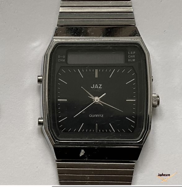 Montres Jaz Quartz (Série J7) Double affichage (1985-1987) sur Jazheure