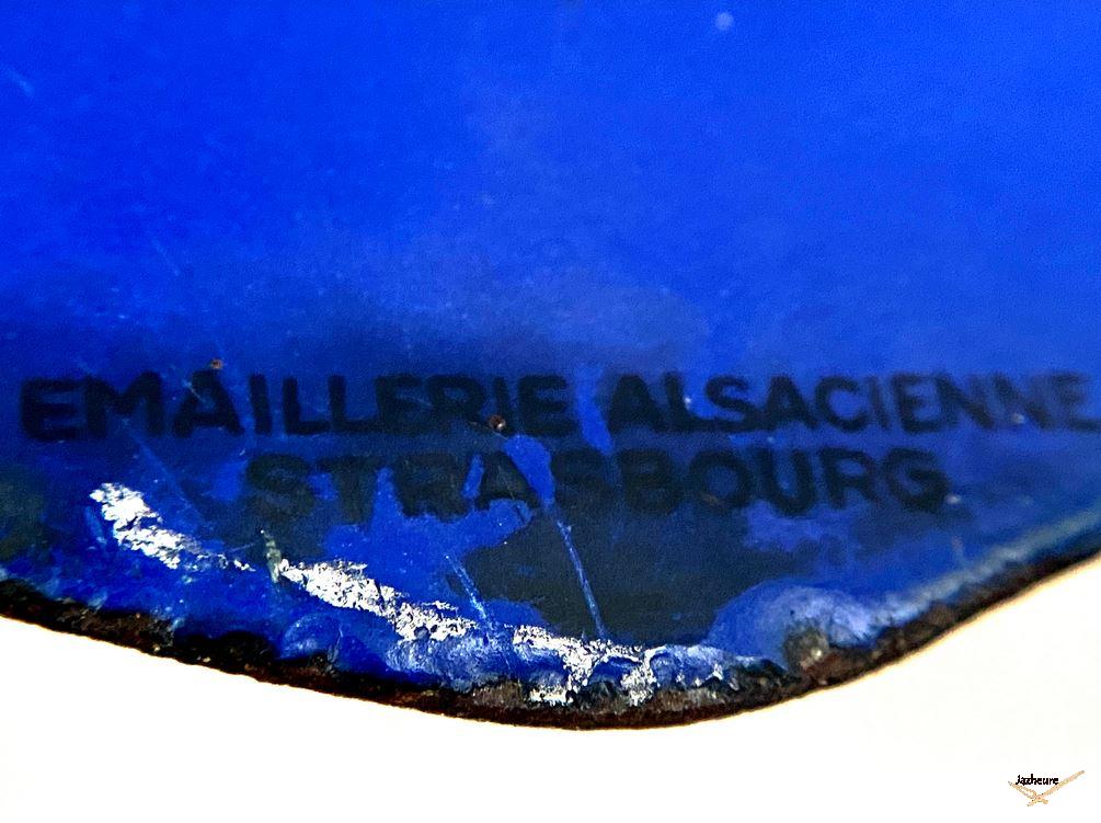 Emaillerie Alsacienne - plaque Jaz