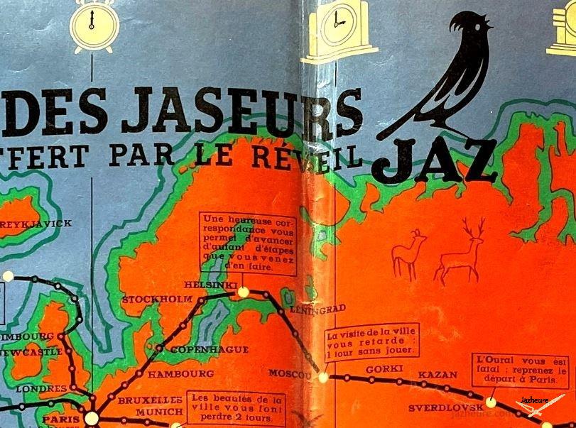 Jeu de société Jaz Le tour du monde des Jaseurs 1943