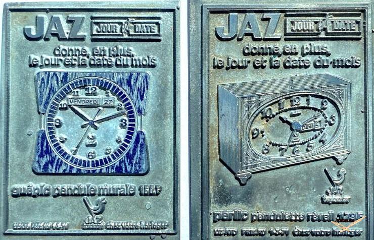 Matrices de tampon Jaz GUEPIC et PERLIC (vers 1970)