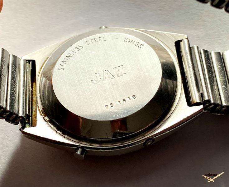 Montre LCD Jaz Quartz TZ-1903 de 1977 sur Jazheure