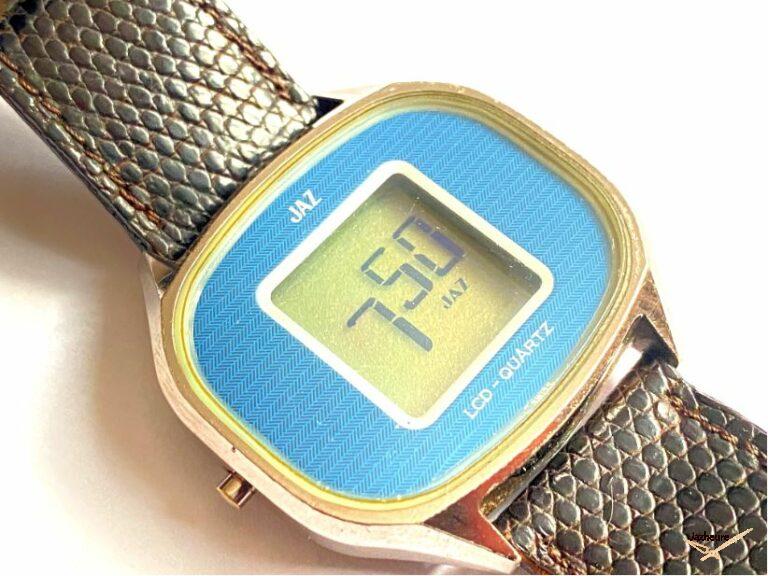 Montre JAZ Quartz Date – Acier – Vintage – Pile à Changer – P2316