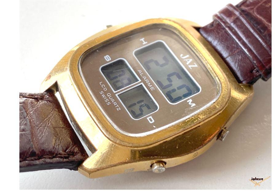 Montre Jaz type GZ 3002 (vers 1978) sur Jazheure