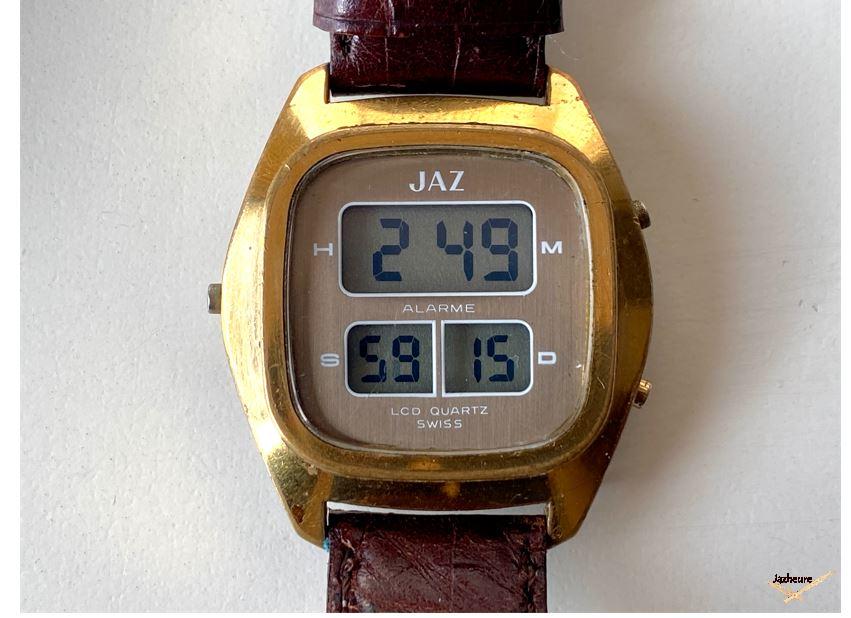Montre Jaz type GZ 3002 (vers 1978) sur Jazheure