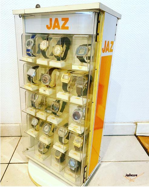 Présentoir pour montres Jaz (vers 1978)