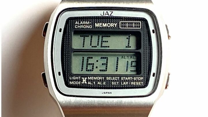 Montre Jaz LCD Memory (vers 1980)