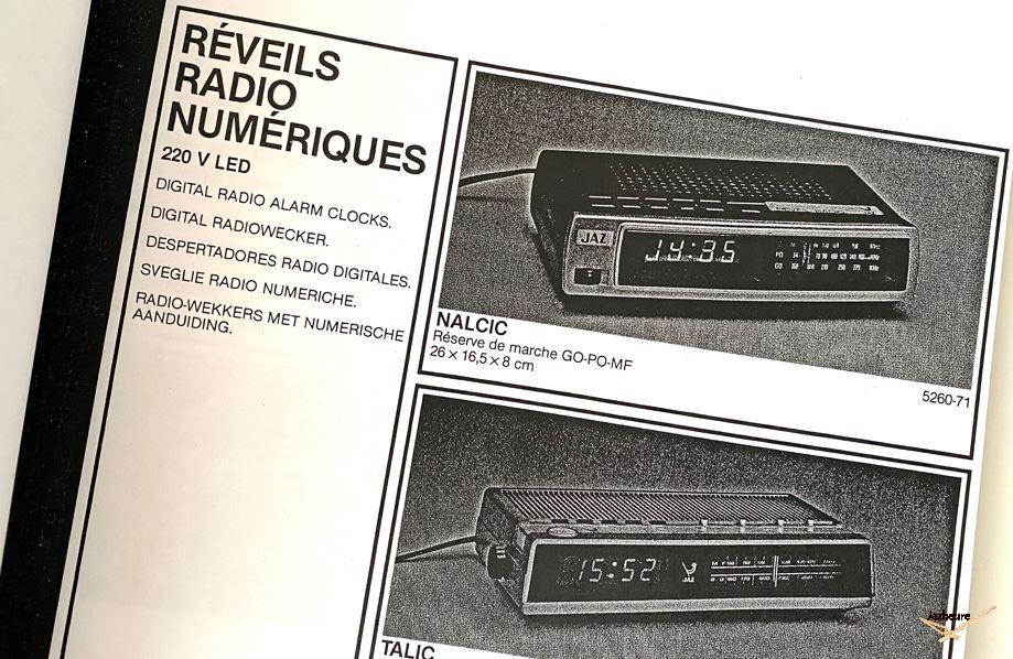Radio-Réveil Jaz NALCIC (1981-1982)