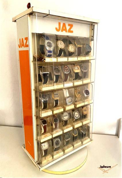Présentoir pour montres Jaz vers 1978