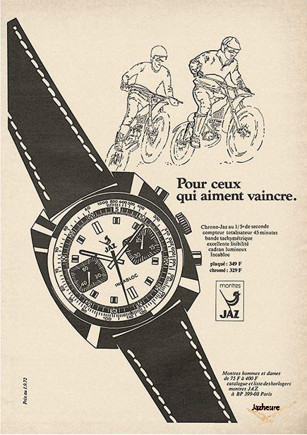 Montre Chronographe Jaz CH002 (1972-1974)