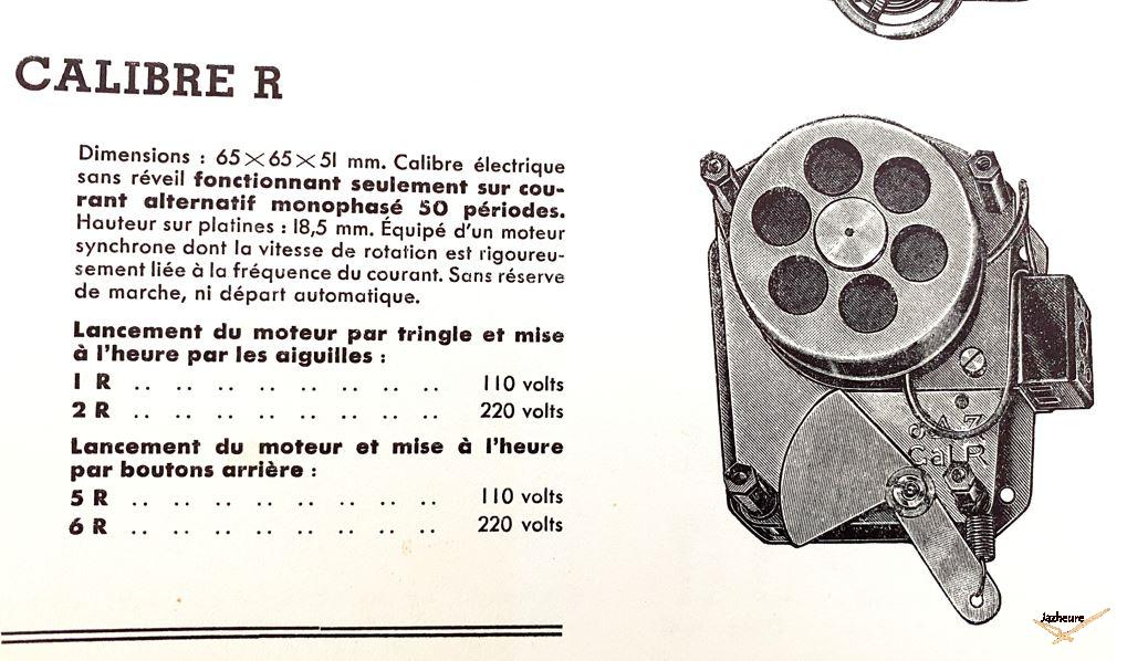 Horloge Jaz SOLIC (1953-1955) calibre R