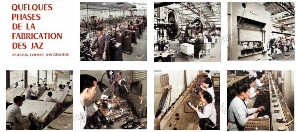 Processus de fabrication Jaz année 1955