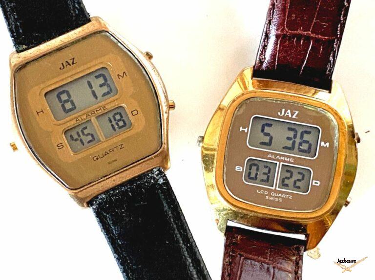 Montre Jaz LCD GZ-3219 (1979) et GZ-3002 (1978)