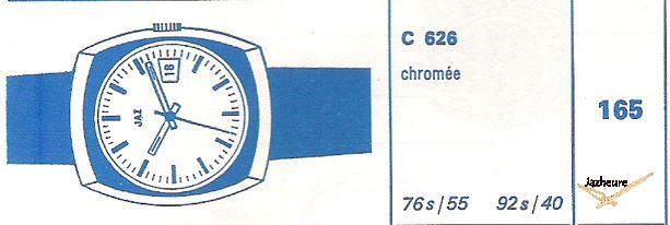 Montre Jaz C626 de 1974-1975