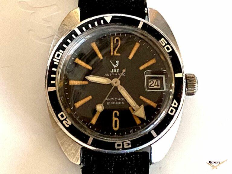 Montre Homme JAZ Carat Automatique - Mécanique Automatique Française, Acier Inoxydable, Indicateur Jour/date