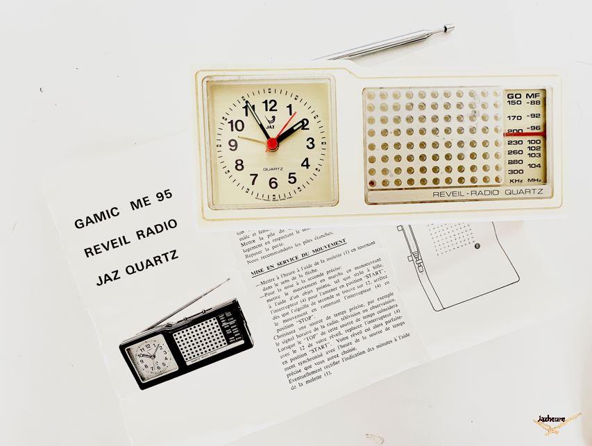 Radio réveil Jaz GAMIC (1979-1982)