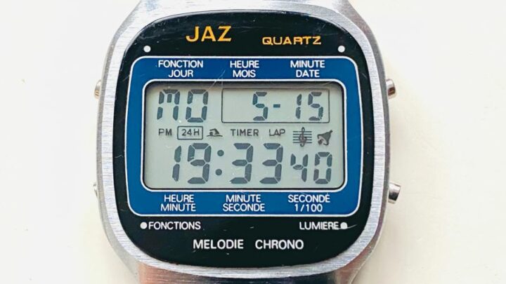 Montre Jaz LCD Quartz PG-7201 de 1982
