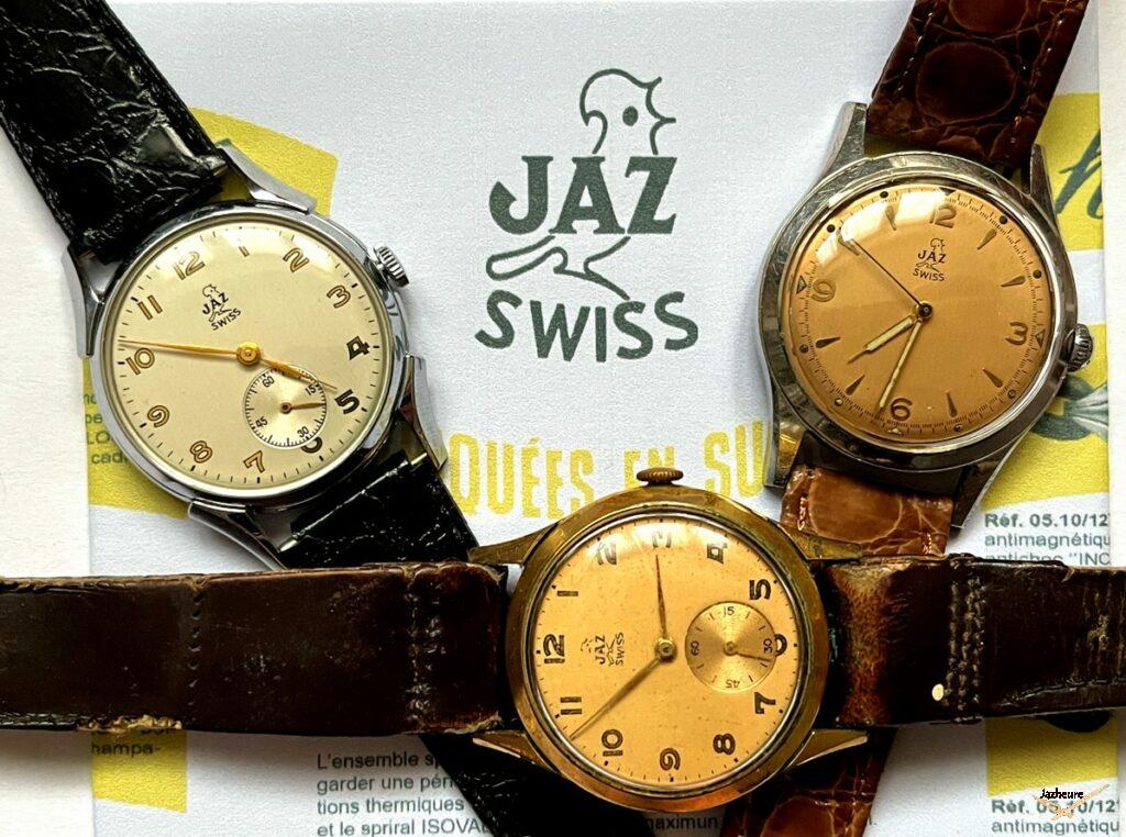 Mobin Rind Jaz Montres Jaz des années 50 (calibre Adof Schild S.A) sur Jazheure